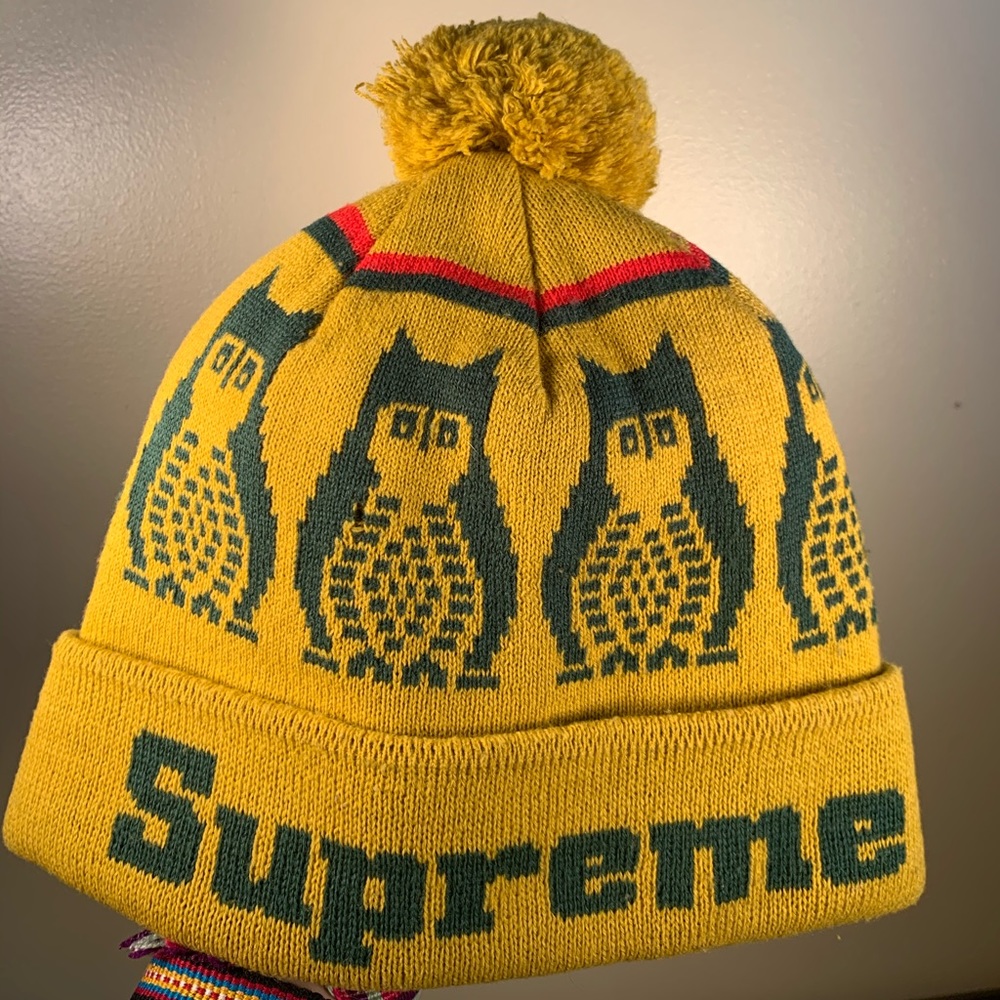 Supreme owl beanie
